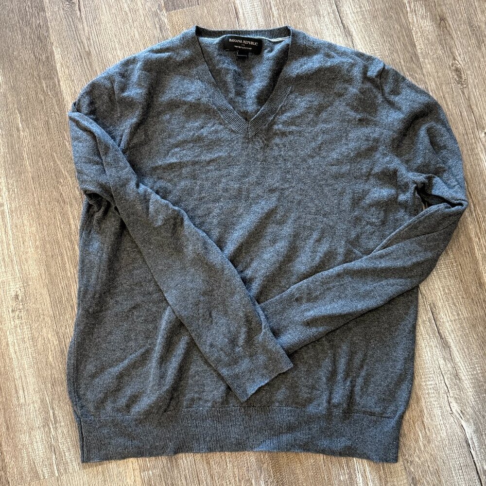 Banana Republic V-Neck Sweater (Premium Luxe Yarn)
